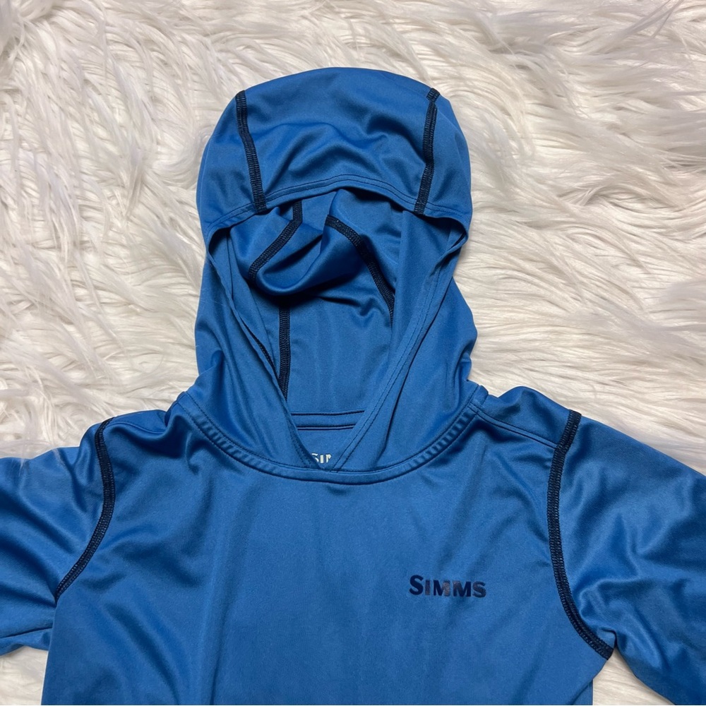 Simms Blue Rashguard Swim Top